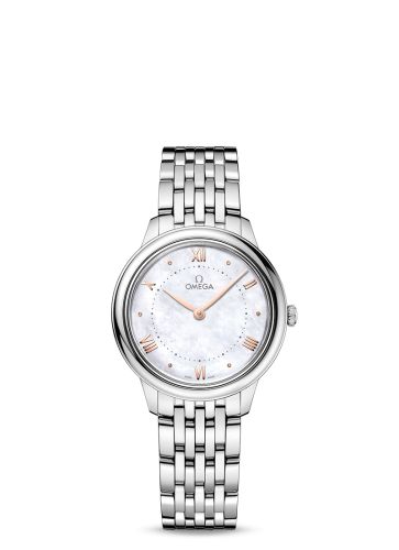 Omega De Ville Quartz 30 Stainless Steel / MOP / Bracelet